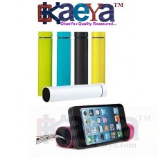 OkaeYa 3 in 1 Powerjam - Powerbank ( 4000Mah ) Aux Speakers & Mobile Stand ( Assorted Colour ) 